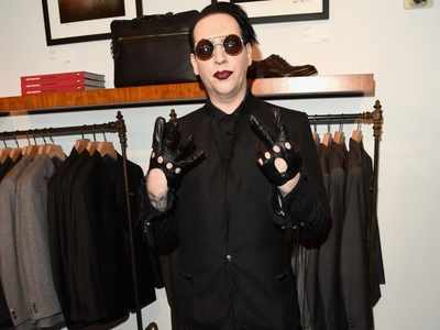 Marilyn Manson gets injured onstage in New York