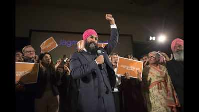 Turbaned Sikh Jagmeet Singh wins NDP leadership race, launches campaign to be Canada PM