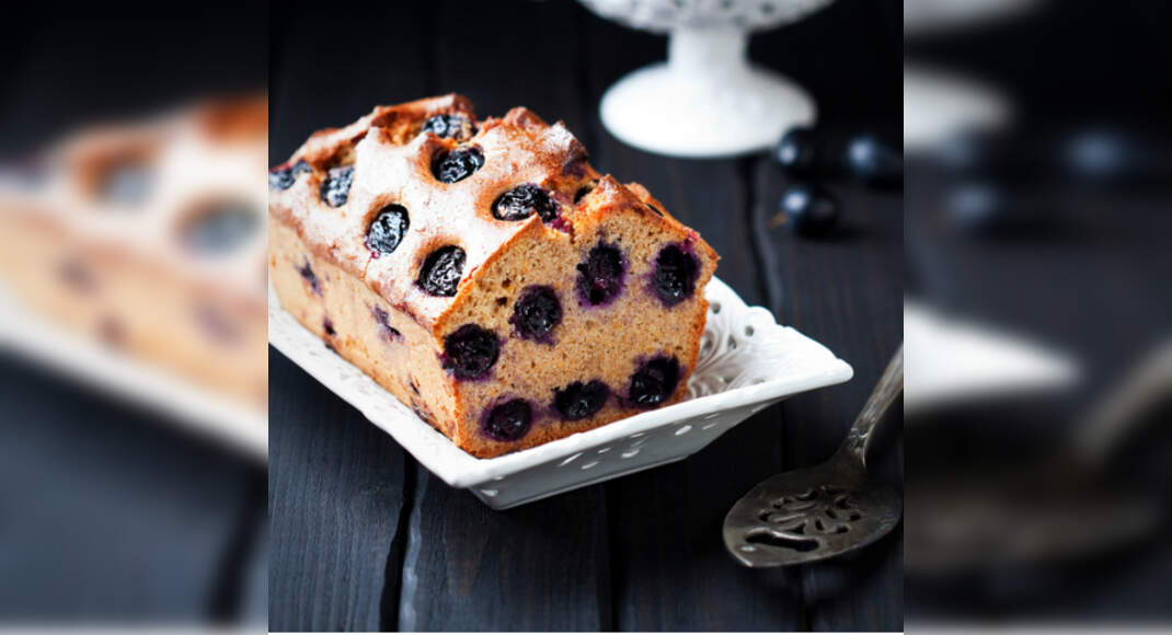 Grape Cornmeal Cake Recipe: How to Make Grape Cornmeal Cake Recipe | Homemade Grape Cornmeal Cake Re