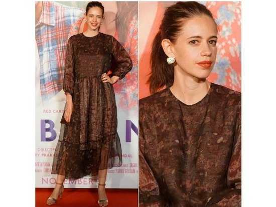 Kalki Koechlin works the sheer trend in the chicest yet most subtle way ever!