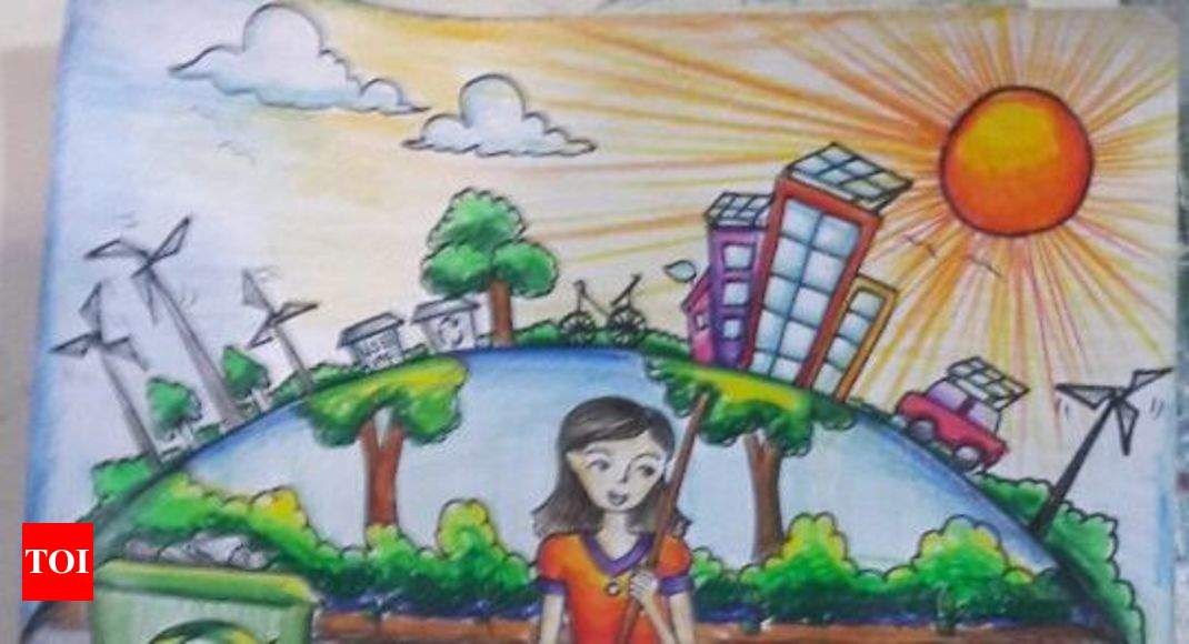 Swacchata Hi Seva: At 12, her art has gone on an envelope by postal ...