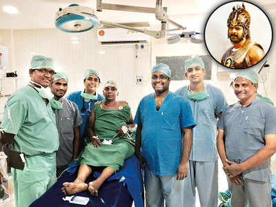 Guntur docs perform brain surgery while patient watches Baahubali!