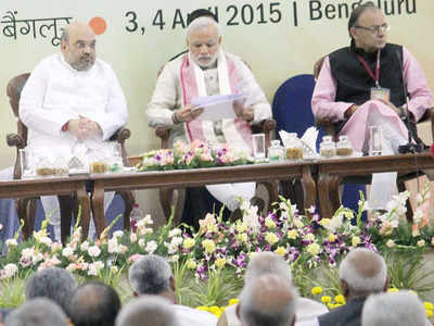 PM Modi holds meeting with Amit Shah, Arun Jaitley