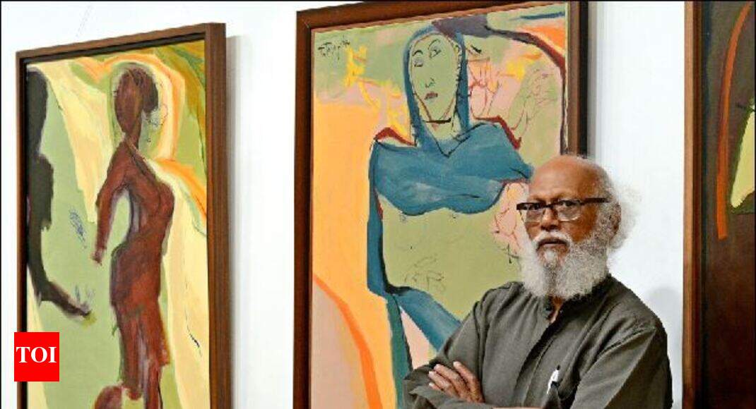 Artist Jatin Das incensed at sorry state of his paintings | Bhubaneswar ...
