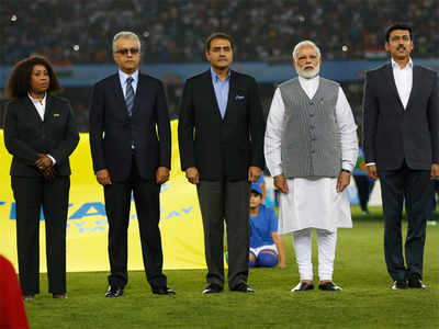 FIFA U-17 World Cup: PM Modi graces India vs USA match