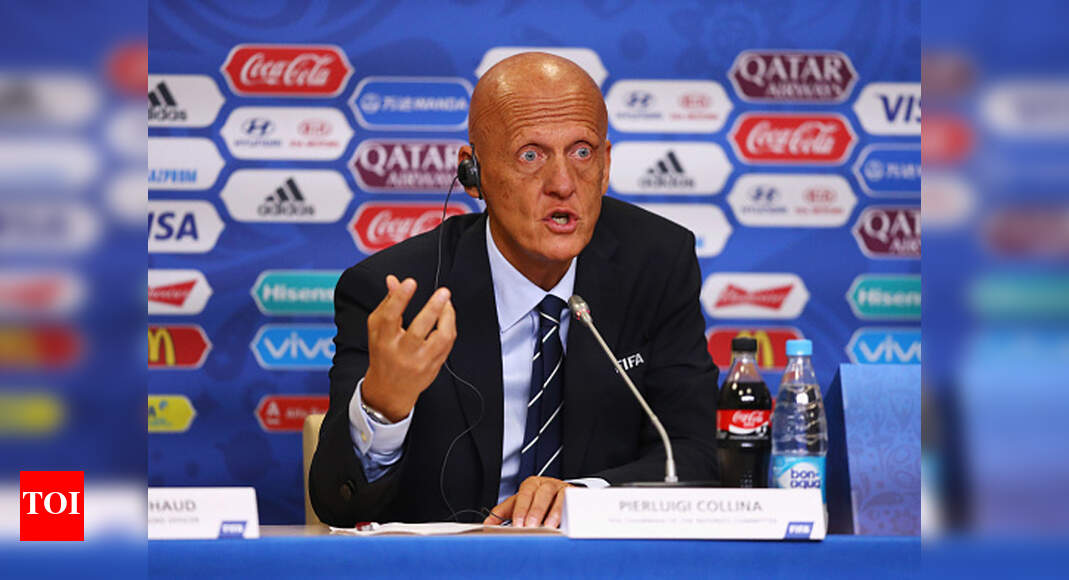 World famous referee Collina conducts Football News Times