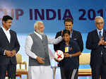 Narendra Modi with Sports Minister Rajyavardhan Singh Rathore