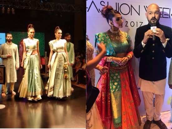 Shravan Kummar showcases a collection fit for royals at the Bangalore Times Fashion Week