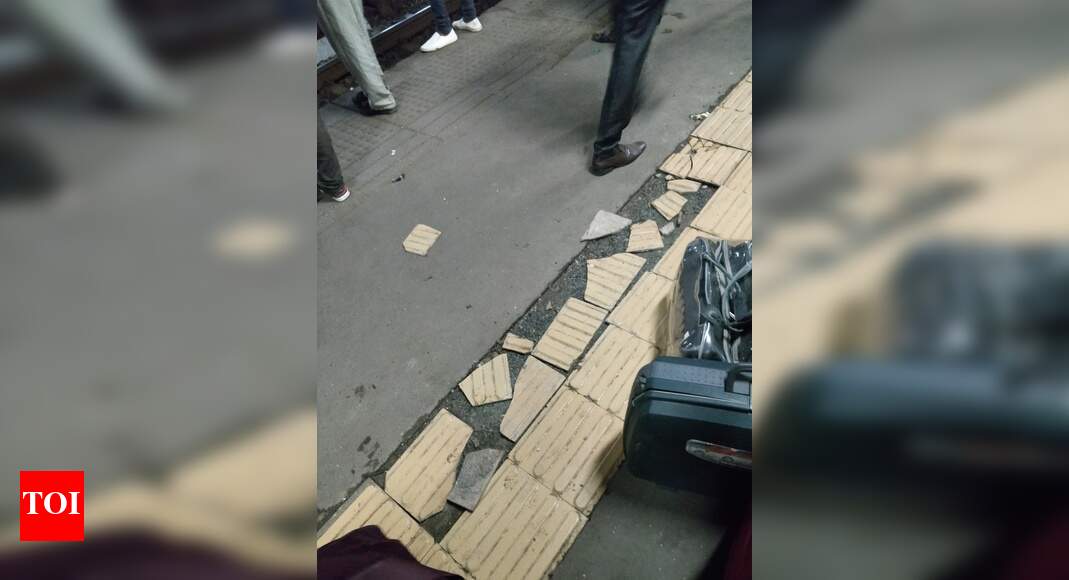 pathetic quality of paver blocks !!! y always ! - Times of India