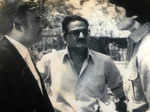 Amitabh Bachchan with Sanjeev Kumar
