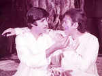 Amitabh Bachchan with Rajesh Khanna