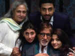 Amitabh Bachchan, Shweta Nanda, Jaya Bachchan, Abhishek Bachchan, Aishwarya Rai Bachchan