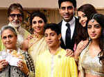 Amitabh Bachchan, Jaya Bachchan, Shweta Nanda, Agstya Nanda, Navya Naveli Nanda, Abhishek Bachchan, Aishwarya Rai Bachchan