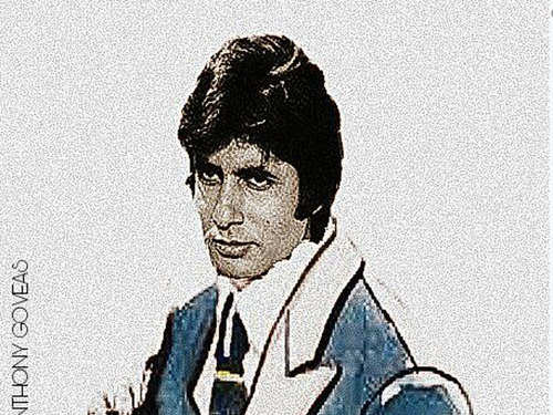 Amitabh Bachchan collage 