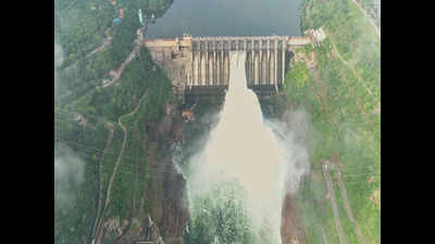 Srisailam Dam floodgates opened after water level swells
