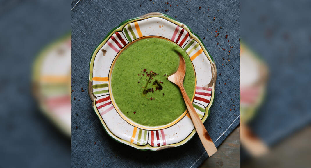 Lettuce Cucumber Soup Recipe: How to Make Lettuce Cucumber Soup Recipe | Homemade Lettuce Cucumber S