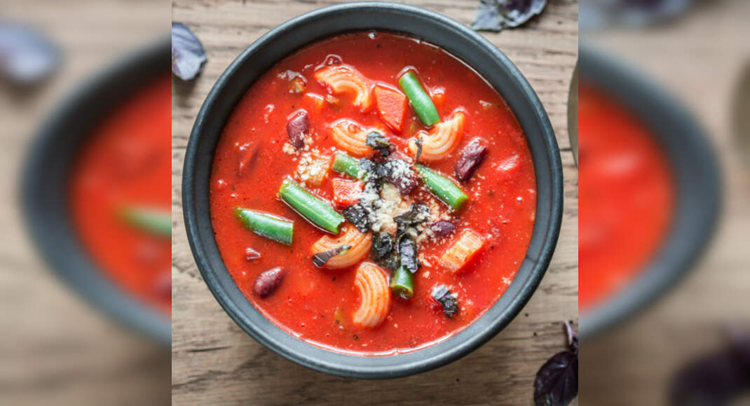 Jain-style Minestrone Soup Recipe: How to Make Jain-style Minestrone Soup Recipe | Homemade Jain-sty