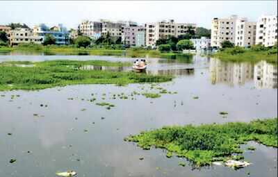 Ramanthapur 109 buildings in 'Full Tank Level' of Ramanthapur lake