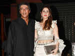 Chunky Pandey, wife Bhavna Pandey at Salman's Diwali party