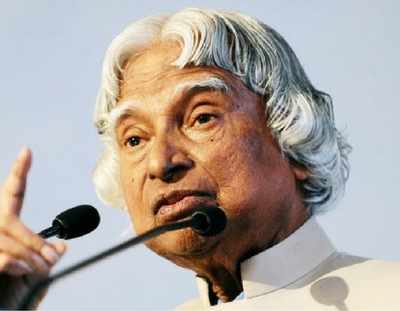 Book on Kalam's inspirational words released - Times of India