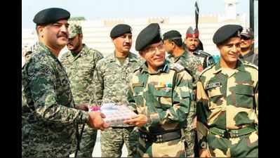 BSF greets Pak Rangers, exchange sweets on Diwali