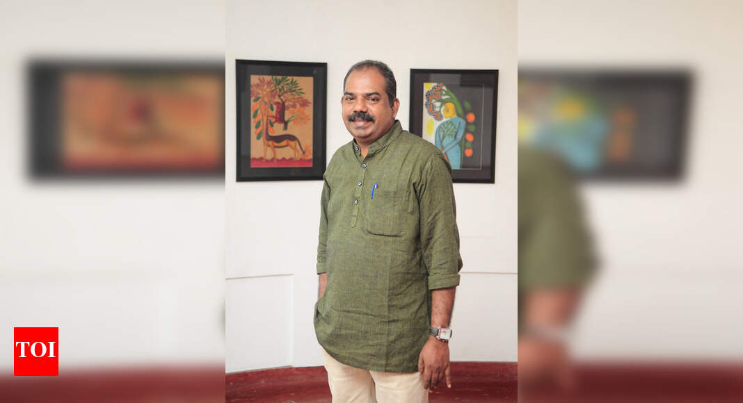 Kr Babu: Vibrant motifs to preserve nature | Kochi News - Times of India