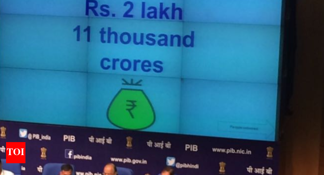 Arun Jaitley News Government To Infuse Rs 2 11 Lakh Crore Into Psu Banks India Business News Times Of India Arun Jaitley News Government To Infuse Rs 2 11 Lakh Crore Into Psu Banks India Business News Times Of India