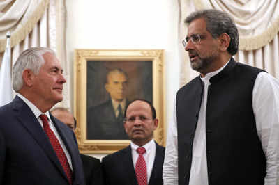 Eradicate terrorists operating within Pakistan's soil: Tillerson tells Abbasi