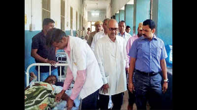 Kota collector irked over poor sanitation at hospitals