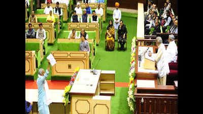 Cong MLAs to continue their dharna in the well of the house through the night