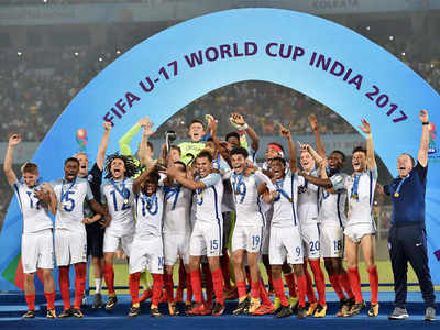 England Beat Spain 5 2 To Win Maiden Fifa U 17 World Cup Football News Times Of India