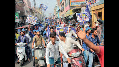 BSP rally chokes Meerut roads; BJP, SP say party doesn't count