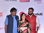 Ashok Saraf with Nivedita and Aniket Saraf