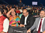 Madhoo Chopra with Ashutosh Gowariker and Rajesh Mapuskar