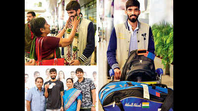 It wasn’t exactly a hero’s welcome for Srikanth Kidambi