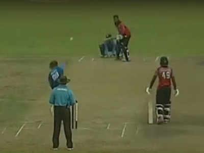 WATCH: Sri Lanka pacer Lasith Malinga bowls off-spin during a domestic match