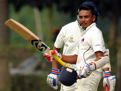 Prithvi Shaw slams ton as Mumbai make 264/6 vs Odisha