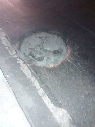 Potholes on main raod