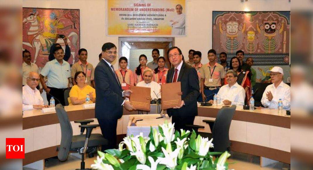 Odisha Inks MoU With Singapore Based ITEES For Improving Skill ...