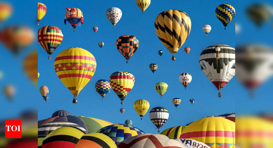 Visakhapatnam Araku Balloon Festival Hotair balloons to colour