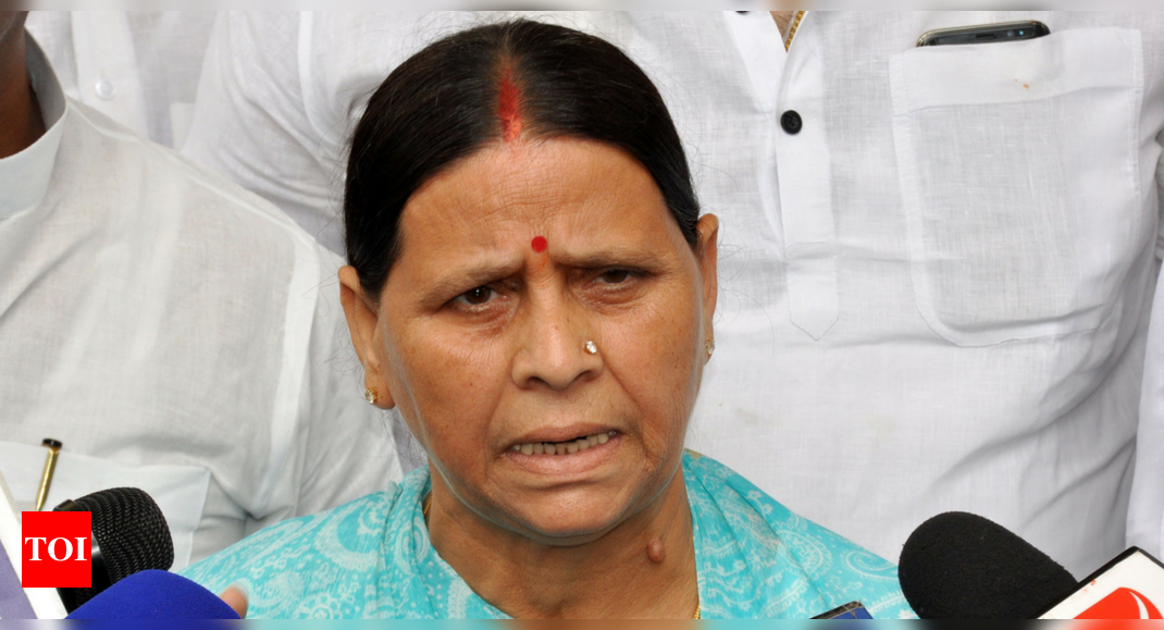 Rabri Devi defiant, not to appear before ED | Patna News - Times of India