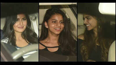 Deepika Padukone, Katrina Kaif, Suhana Khan among others at 'Ittefaq' special screening
