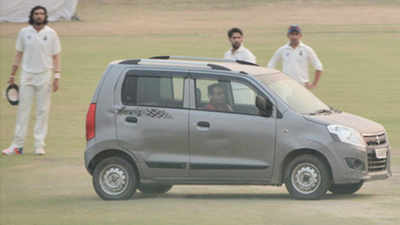 Security breach during Delhi-UP Ranji game