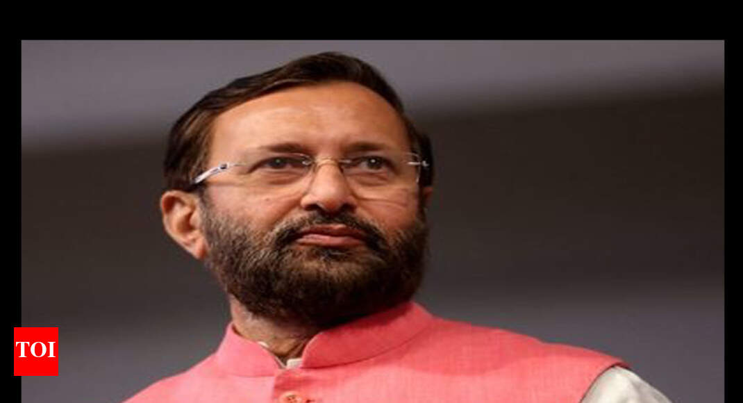 Education minister Arvind Pandey meets HRD minister Prakash Javadekar ...