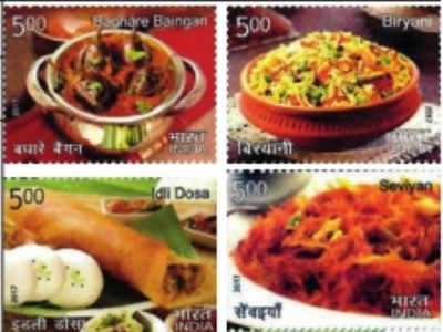 Hyderabad's signature cuisine: Biryani, Tirupati laddoo & idli-dosa get India Post stamp
