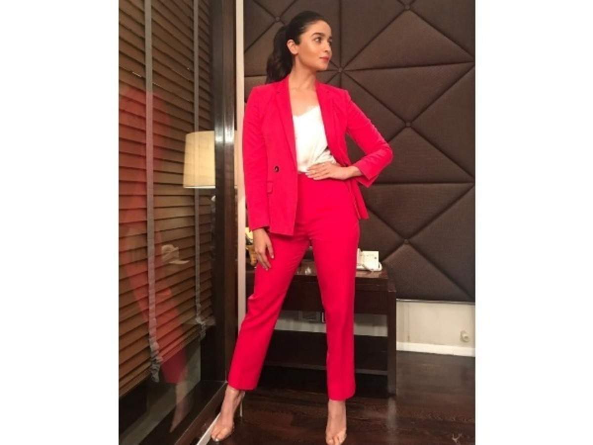 Alia Bhatt makes an impeccable style statement in a pant-suit; shells out  boss lady vibes