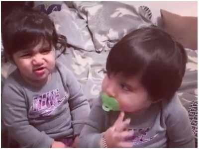This video of Karanvir Bohra and Teejay Sidhu's babies fighting with each other will make your day