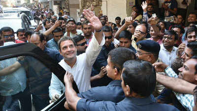 People greet Rahul Gandhi with 'Modi-Modi' chants in Surat