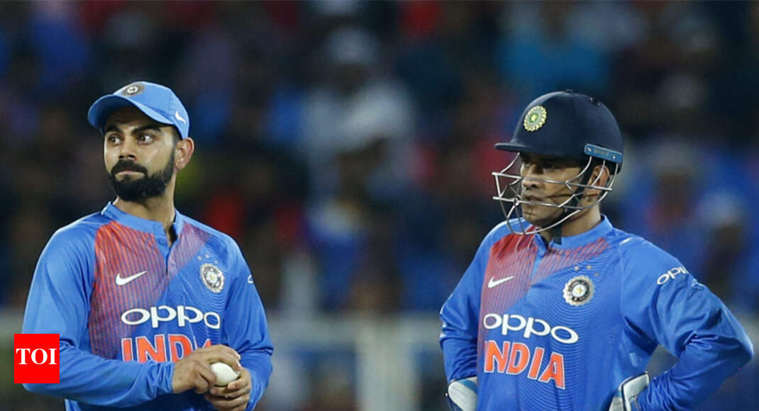 Ms Dhoni Virat Kohli S Passionate Defence Of Ms Dhoni Throws Up More Questions Cricket News Times Of India