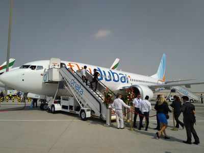 Flydubai unveils Boeing 737 Max 8 aircraft